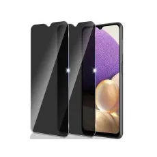 Anti-spy tempered glass screen protector partially applied to an Honor X8 5G.