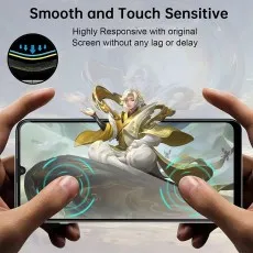 Smooth and Touch Sensitive screen protector highly responsive, original screen feel without lag.