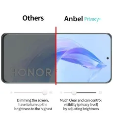 clear, adjustable visibility vs. dimmer Others needing max brightness. Phone display comparison.