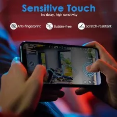 Anti-fingerprint screen guard ensuring a clean display.