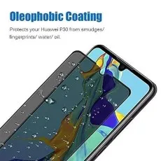 showing water beading on the surface. Protects from smudges, fingerprints, water, and oil.