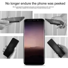 privacy screen clear at 90°, black at angles. Prevents peeking.