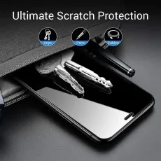 Nokia C22 screen protector guarding against keys, pens, cables