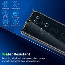 Features of Nokia C32 screen protector curved edge, sensitive touch