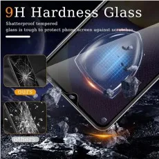 9H hardness tough screen protector for Motorola Moto E22i.