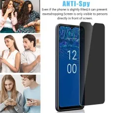 Anti-spy screen for Nokia G60. Prevents side-viewing of the display