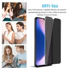 Privacy shield on Motorola Moto G9 (India) ensuring screen content stays hidden from side angles.