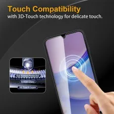 Motorola One Fusion+ with screen protector experience responsive 3D Touch technology.