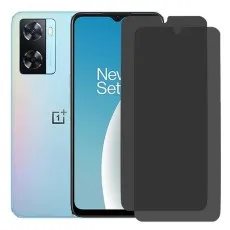 OnePlus Nord N20 SE smartphone with two privacy screen protectors