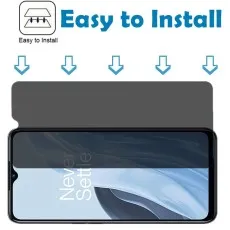 Easy to Install OnePlus Nord N300 privacy screen protector