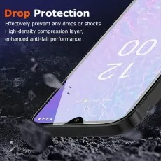 Realme C15 for Illustration of a phone with a protective screen, featuring enhanced anti-fall performance.