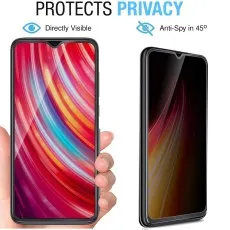Oppo A16s privacy screen visible head-on, dark at 45°