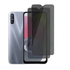 2 Pack Privacy Tempered Glass Screen Protector For Realme Narzo 20A.