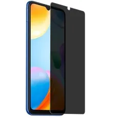 Oppo A55s phone with a privacy screen protector