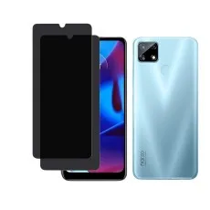 Realme Narzo 20 2 Pack Privac Tempered Glass Screen Protector.