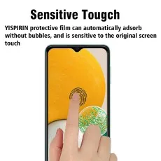 Sensitive touch demonstration on Realme Narzo 10A with fingerprint icon overlay.