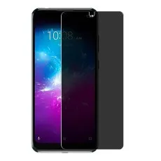 Oppo F11 with a privacy screen protector being applied