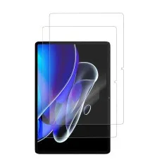 2 Pack Transparent Tempered Glass Screen Protectors aligned with Realme Pad 2 11.5 Inch tablet