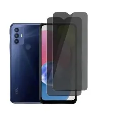 2 Pack Privacy Tempered Glass Screen Protecor For TCL 30 SE.
