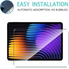 Easy installation tempered glass screen protector for Xiaomi Pad 77 Pro 11.2 inch with bubble-free automatic adsorption