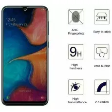 Galaxy A70 with screen protector features anti-fingerprint, 9H hardness, zero bubble