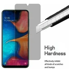High hardness screen protector for Samsung Galaxy A70, resisting scratches from keys and knives