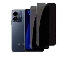 vivo iQOO Z6 For 2 Pack Privacy Tempered Glass Screen Protector.