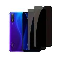2 Pack Privacy Tempered Glass Screen Protector For Vivo U20.