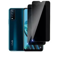 2 Pack Privacy Tempered Glass Screen Protector For Vivo Y12A.