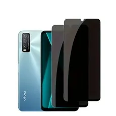 Vivo Y20G with privacy and clear screen protector.