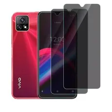 Vivo Y31S 5G alongside two transparent protector.