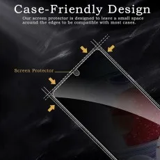 Case Friendly Design Privacy Glass For Xiaomi Poco F3 Privacy Tempered Glass