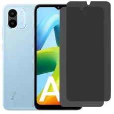 Xiaomi Redmi A1 smartphone with two privacy screen protectors