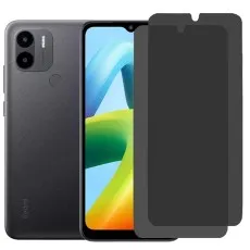 Xiaomi Redmi A1 + smartphone with two privacy screen protectors