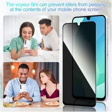 Privacy guard for Huawei nova 11 SE with couple and restaurant scenes.