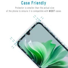 Huawei nova 12 SE with a case-friendly tempered glass screen protector for maximum compatibility.