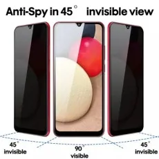 Side-by-side comparison of visible and invisible angles on Huawei nova 12i display.