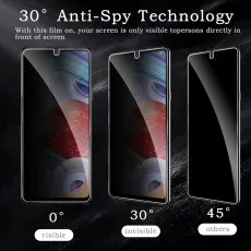 Xiaomi Redmi Note 11S 5G Privacy Tempered Glass Privacy Tempered Glass with Anti-spy Technology