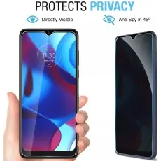 Comparison of viewing angles with and without a privacy screen For Huawei nova Y60.