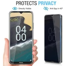 Huawei P smart 2021 displaying anti-spy technology for secure screen usage.