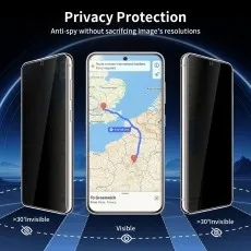 Privacy screen for Xiaomi Redmi Note 12 Explorer Privacy Tempered Glass Secure route