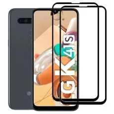 2-pack 9D protective glass for LG K41S.