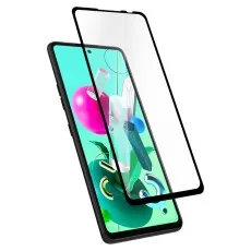 Crystal clear screen protector designed specifically for the LG Q61 model.