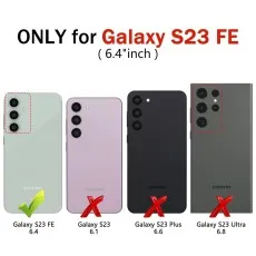 Samsung Galaxy S23 FE Case Compatibility – Only Fits 6.4-inch S23 FE Model, Not for S23, S23 Plus, or S23 Ultra