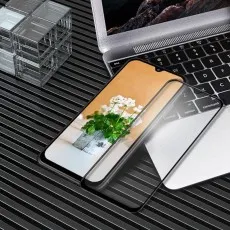 9D Tempered Glass screen protector for alcatel 3 (2019), 2-pack, high-definition display.