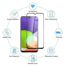 9D Tempered Glass Screen Protector for Huawei P30 - Anti-Fingerprint and Delicate Touch.