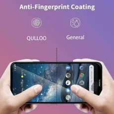 Nokia 4.2 9D screen protector Anti-fingerprint coating comparison.