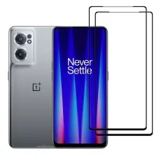 2 Pack 9D Tempered Glass Screen Protector For One Plus Nord CE 2 5G.