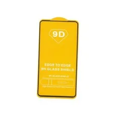 A yellow package for a 9D edge-to-edge 9H glass shield screen protector