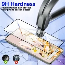 Huawei Mate 50E 9D glass resists breakage.